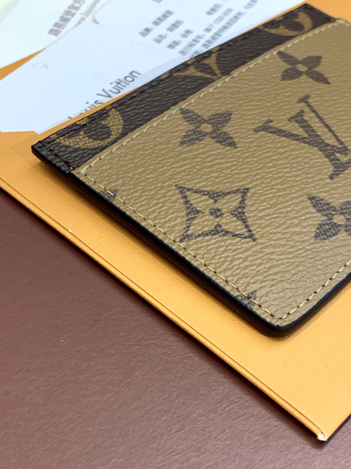 LV Pattern Card Holder