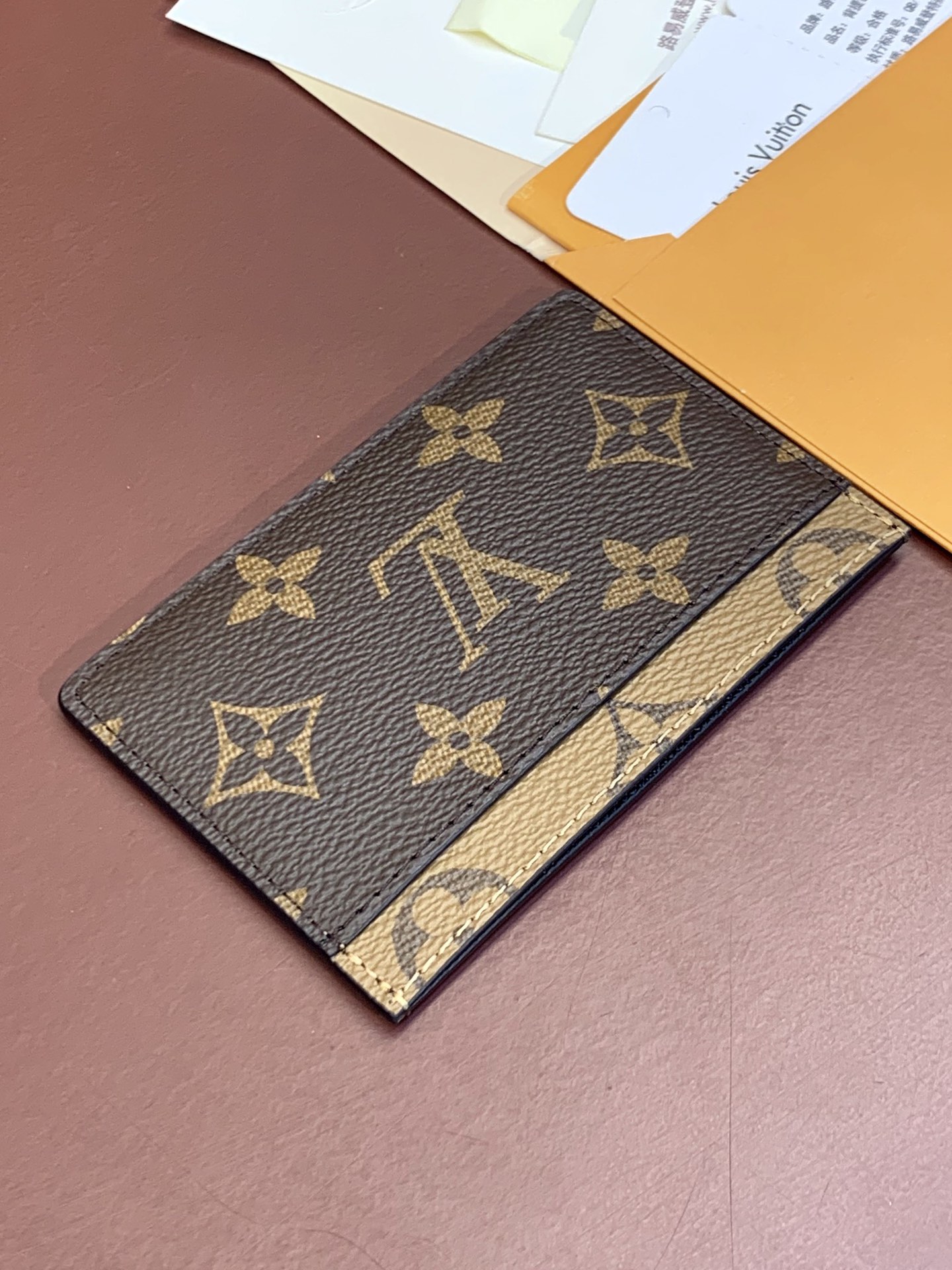 LV Pattern Card Holder