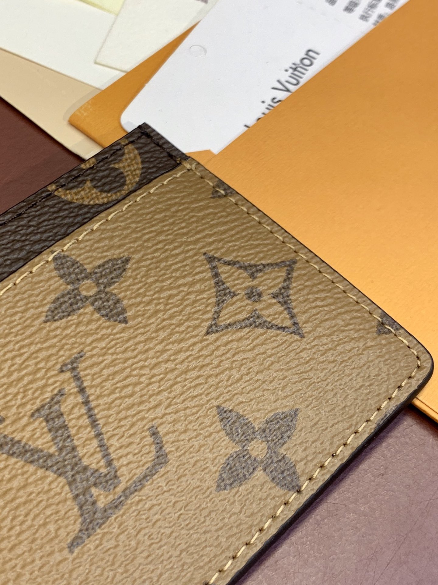 LV Pattern Card Holder