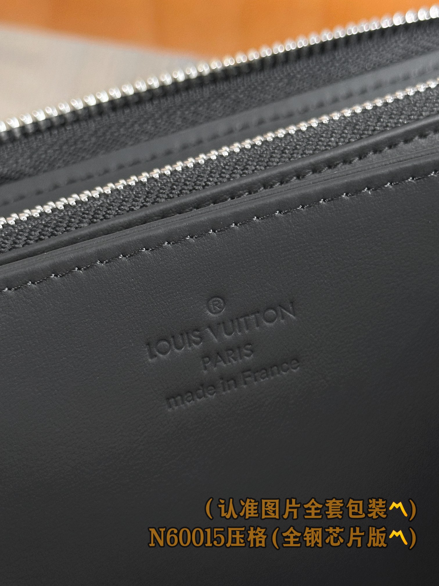 Zippy Black Checkered Wallet