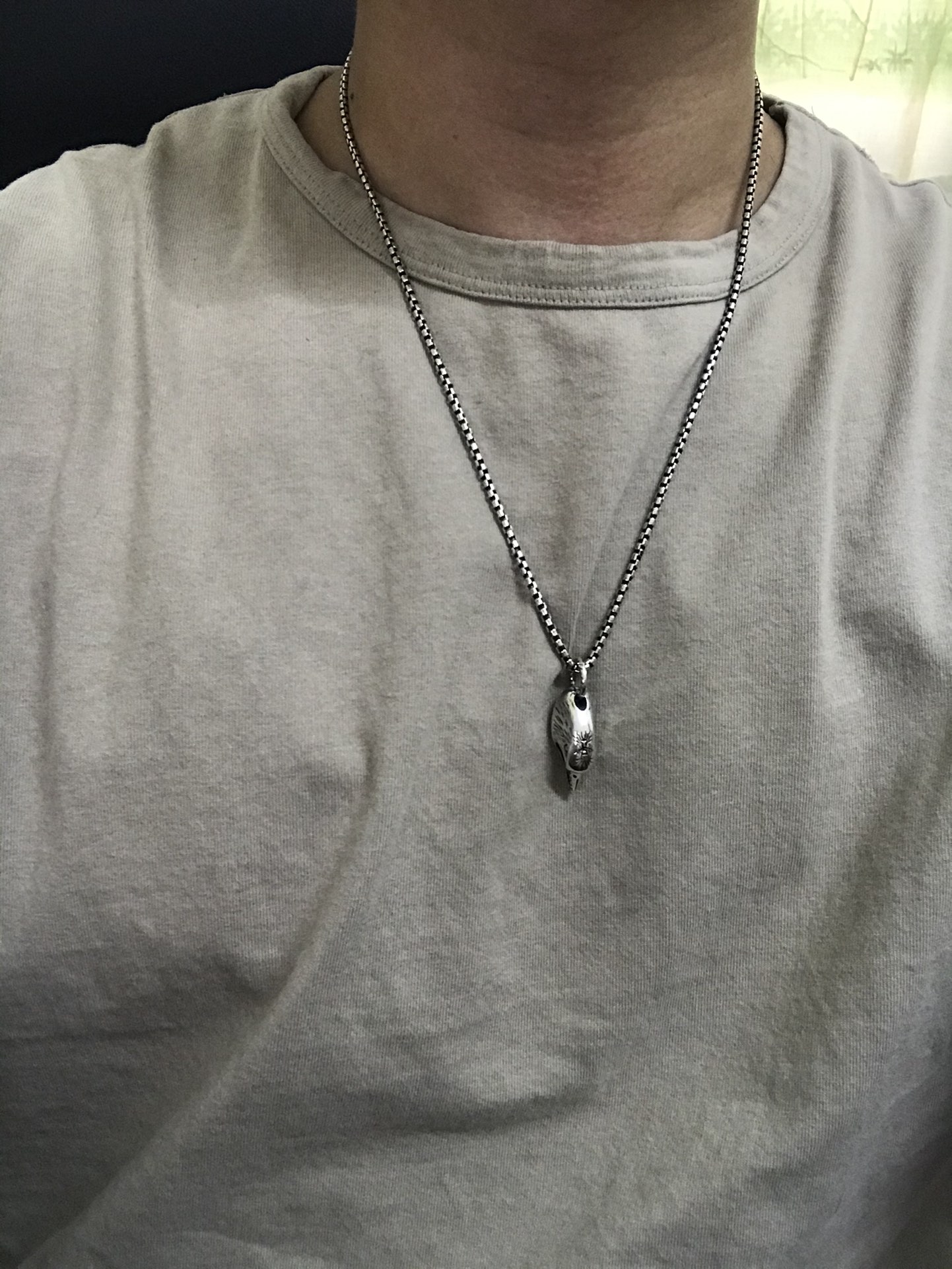 Eagle Head Pendant Necklace