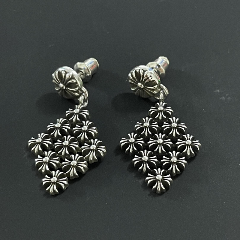 Rhombus Cross Earrings