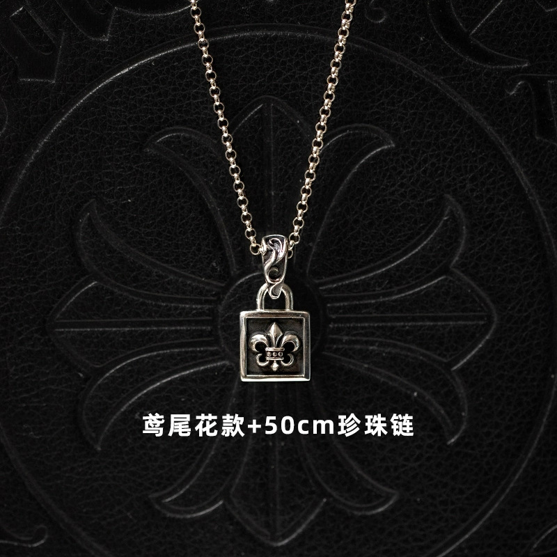 Scout Flower Cross Pendant Necklace