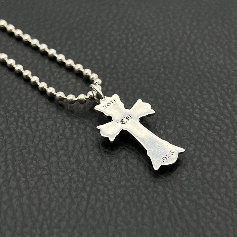 Retro Double Cross Necklace