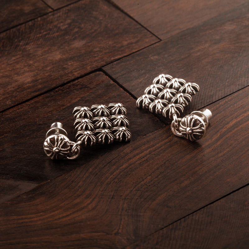 Rhombus Cross Earrings