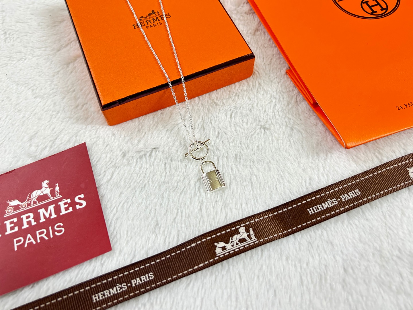 OT Lock Pendant Necklace
