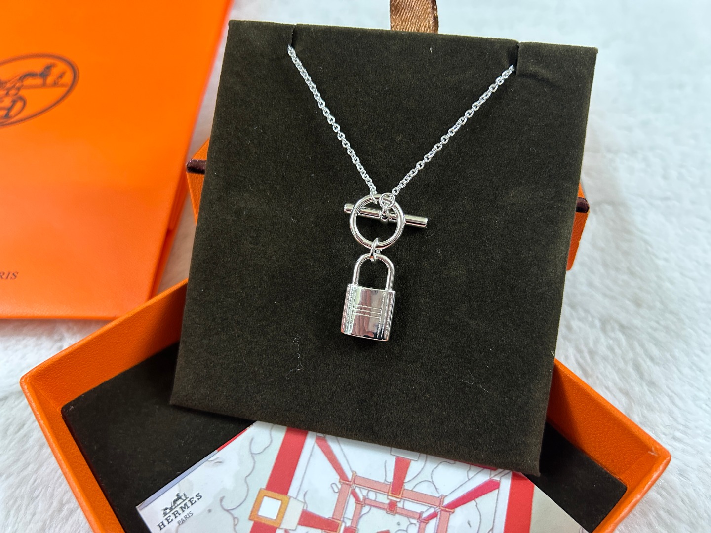 OT Lock Pendant Necklace