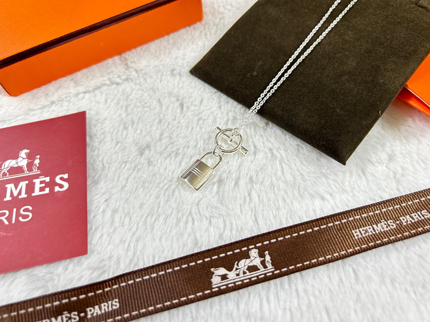 OT Lock Pendant Necklace