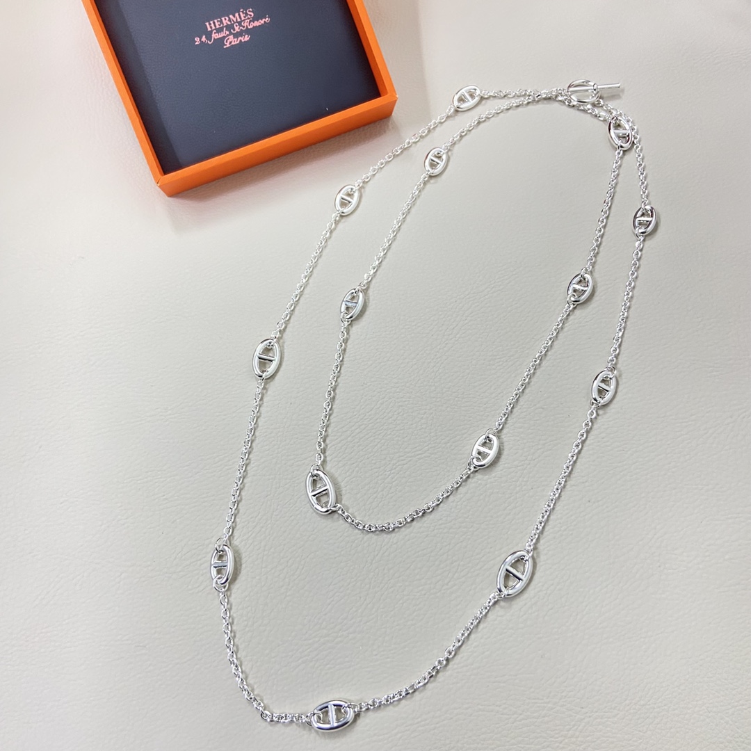OT Pig Nose Long Necklace