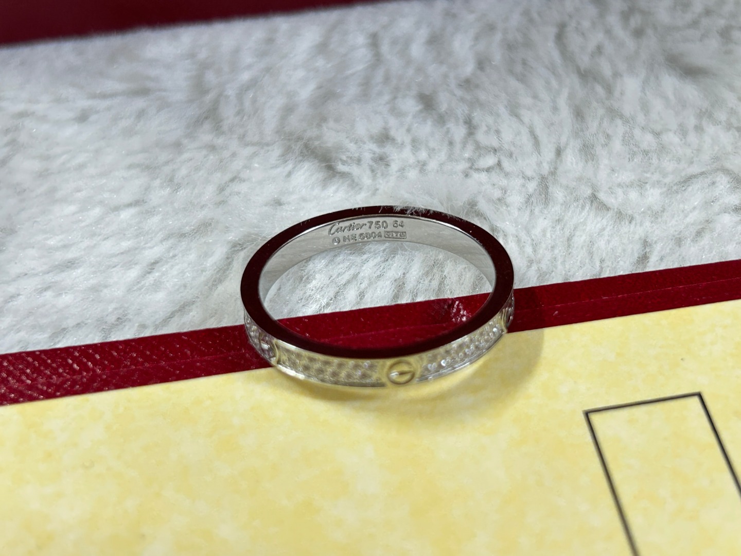 Love Ring with 2 Row Diamonds