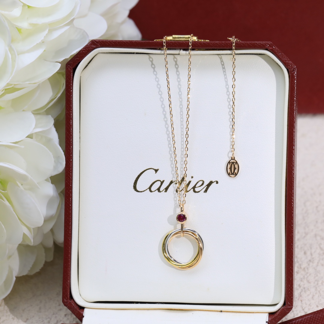 Trinity Rings Necklace