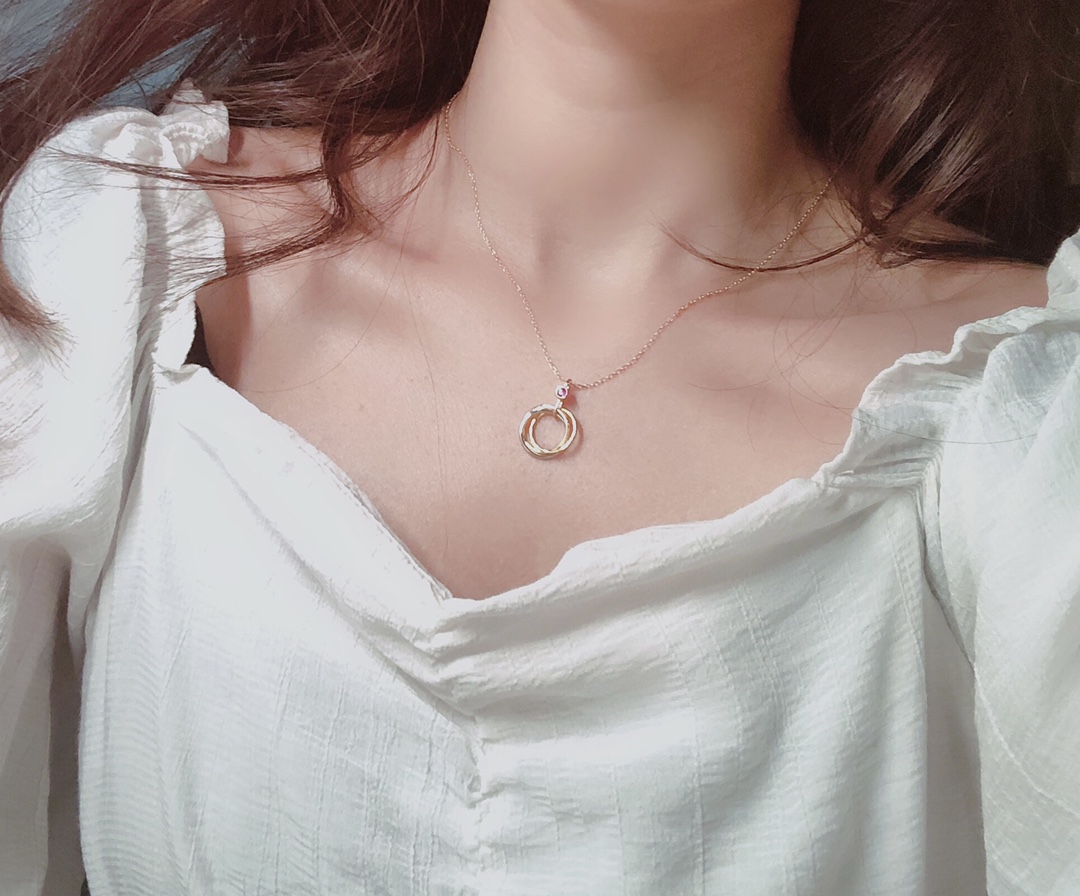 Trinity Rings Necklace
