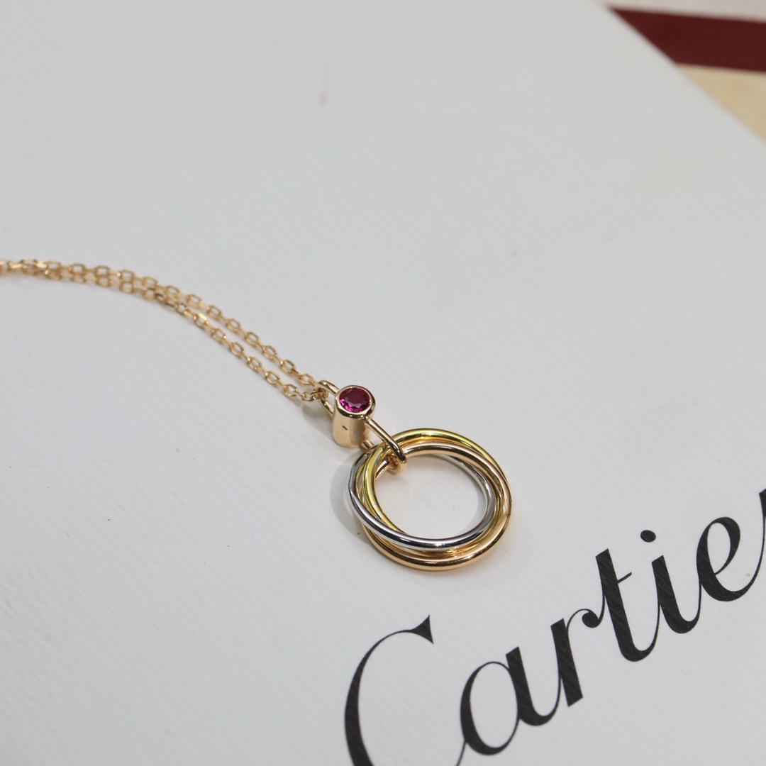Trinity Rings Necklace