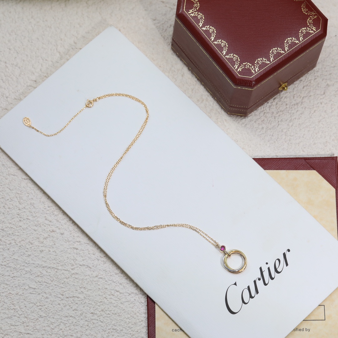 Trinity Rings Necklace