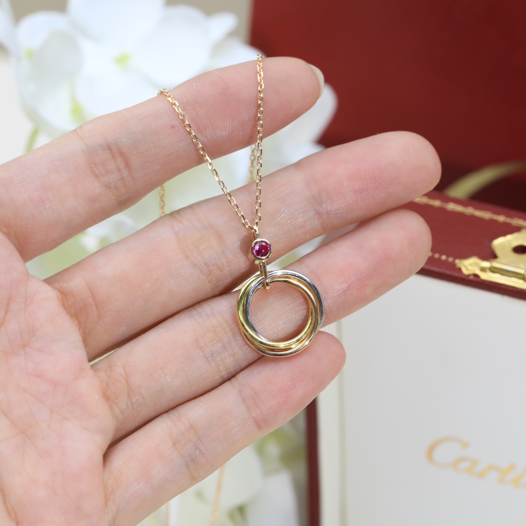 Trinity Rings Necklace