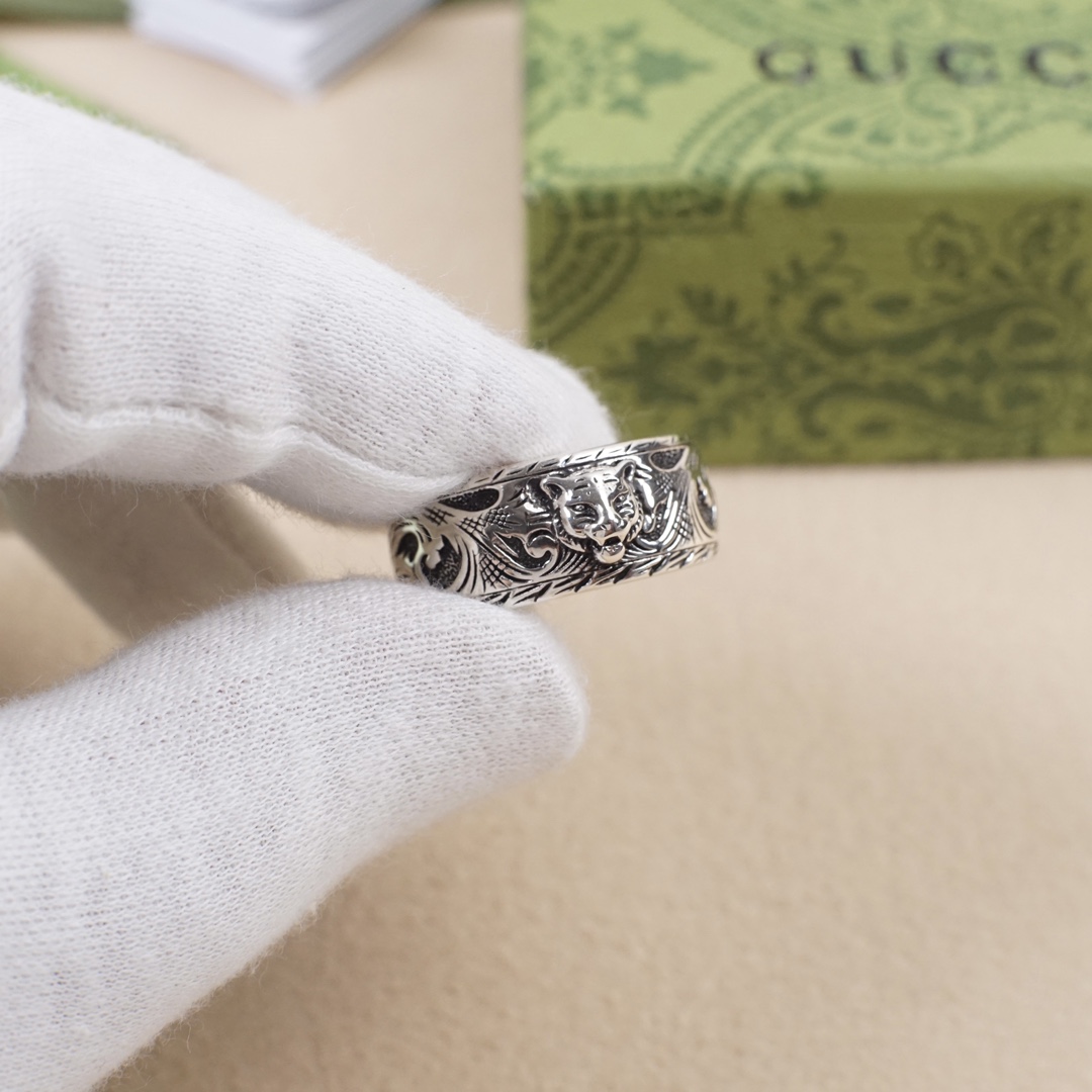 Tiger Head RIng