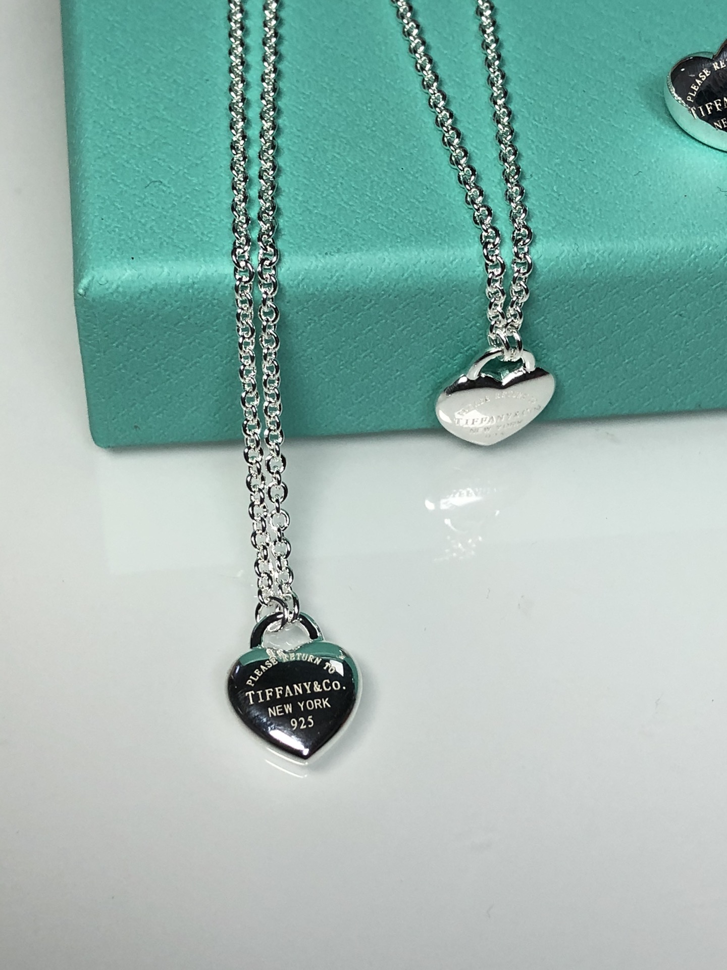 Peach Heart Necklace