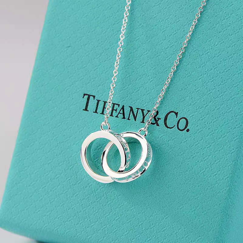 Double Ring Necklace