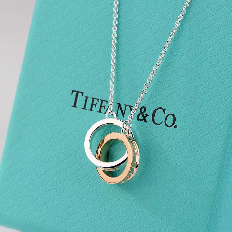 Double Ring Necklace