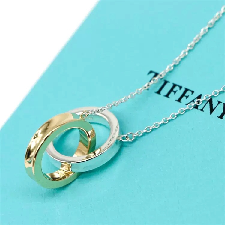 Double Ring Necklace