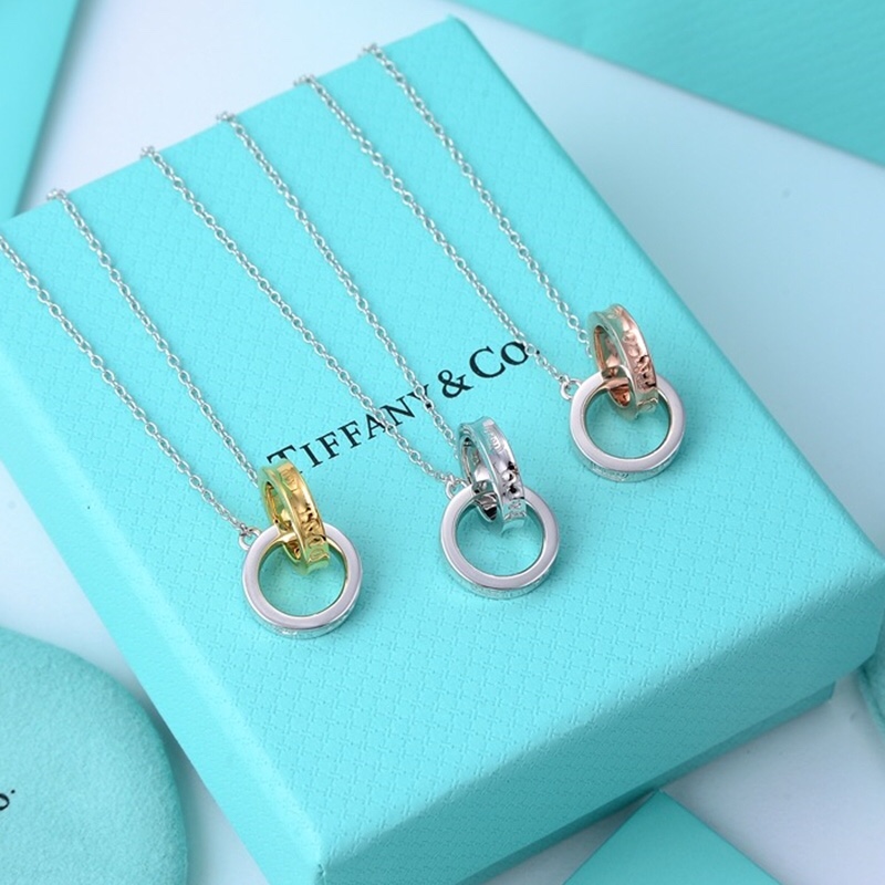 Double Ring Necklace