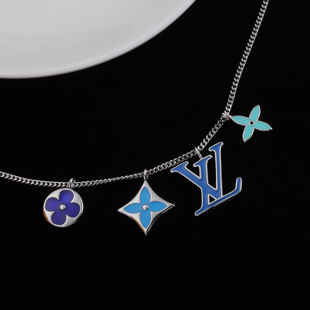 LV Word Flower Necklace