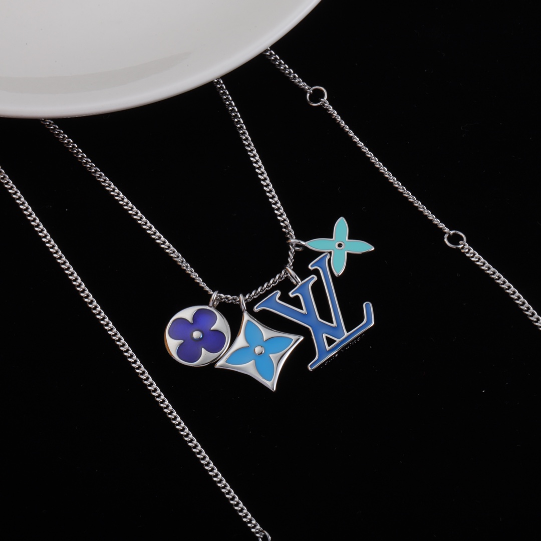 LV Word Flower Necklace