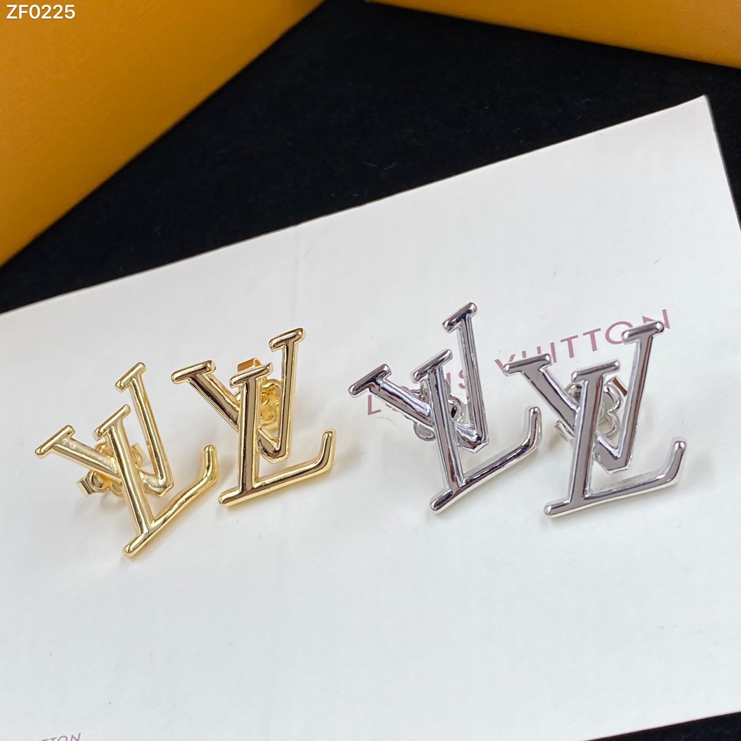 LV Letter Earrings