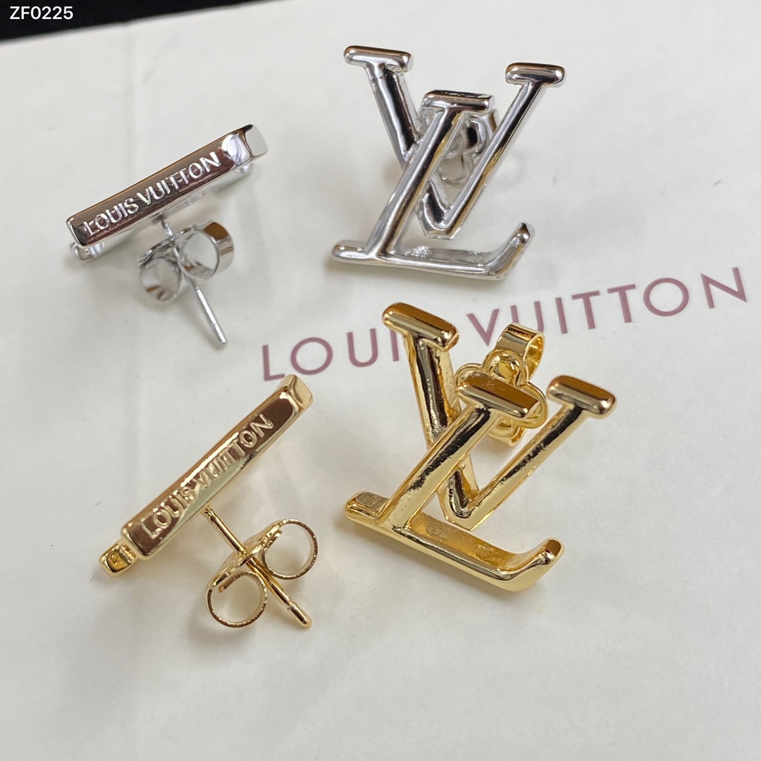 LV Letter Earrings